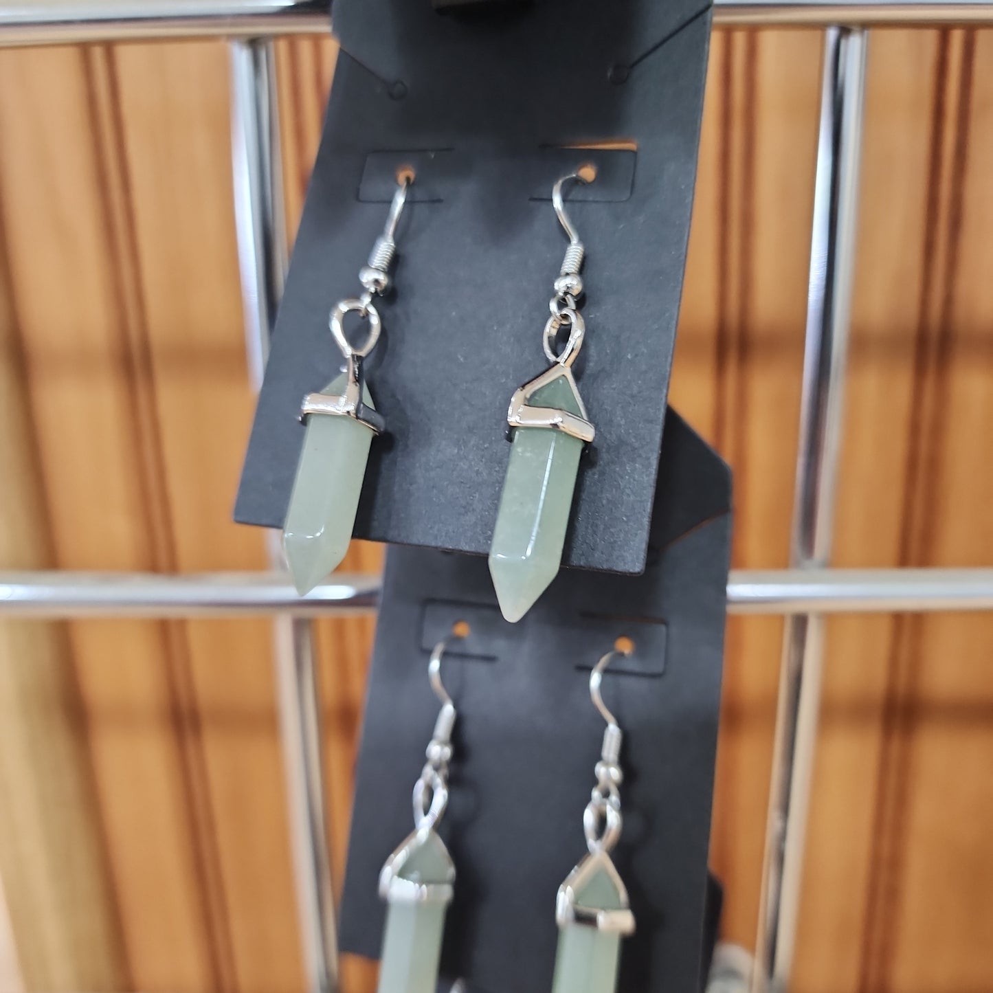 Crystal Bi-Point Earrings