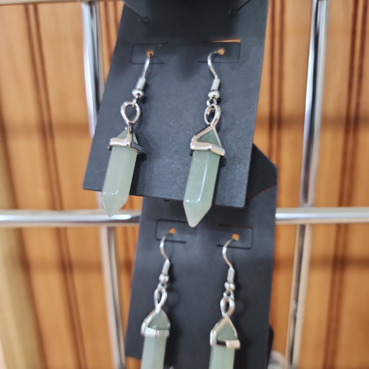 Crystal Bi-Point Earrings