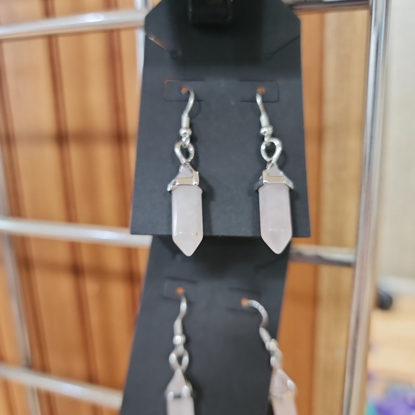 Crystal Bi-Point Earrings