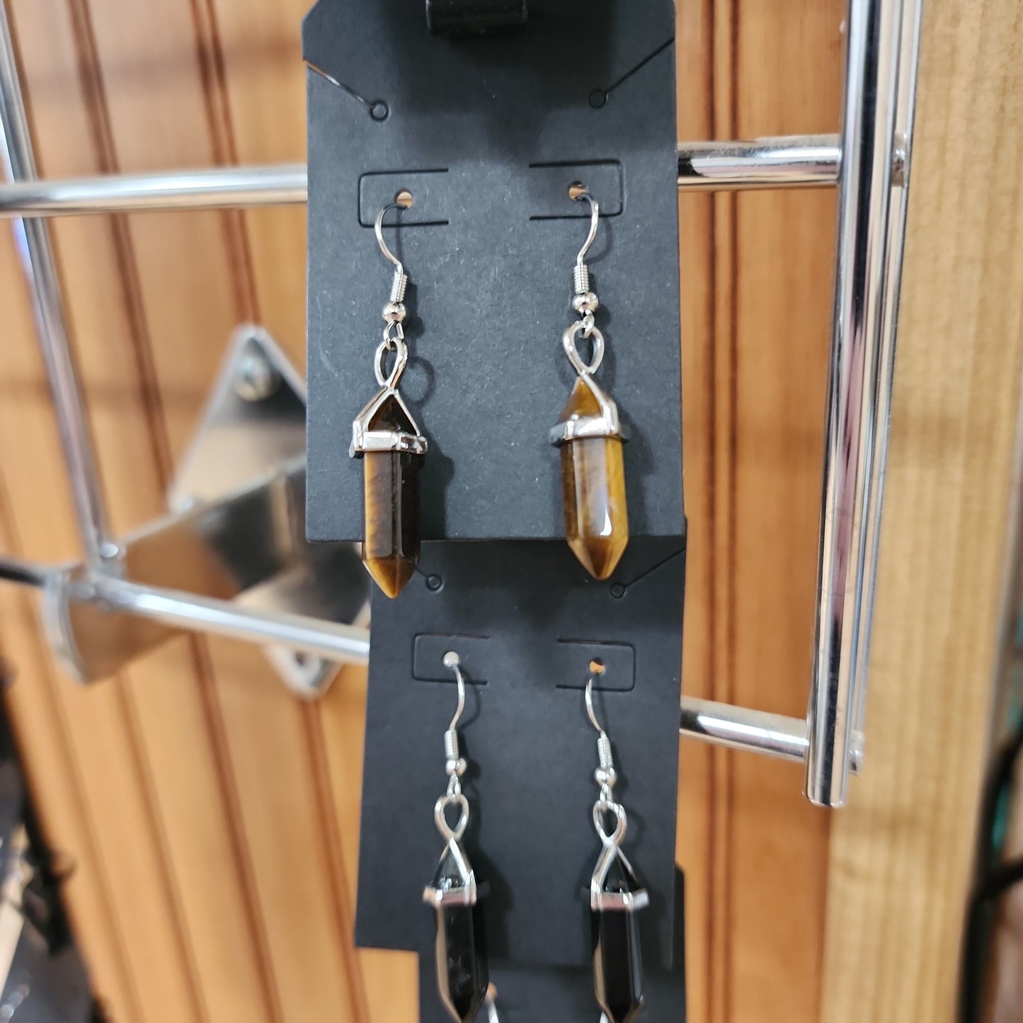 Crystal Bi-Point Earrings