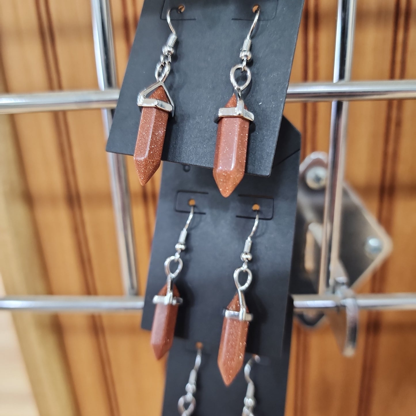 Crystal Bi-Point Earrings