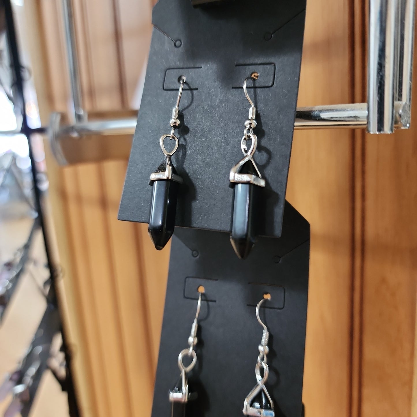 Crystal Bi-Point Earrings