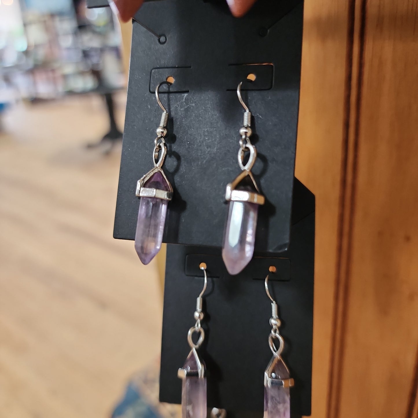 Crystal Bi-Point Earrings