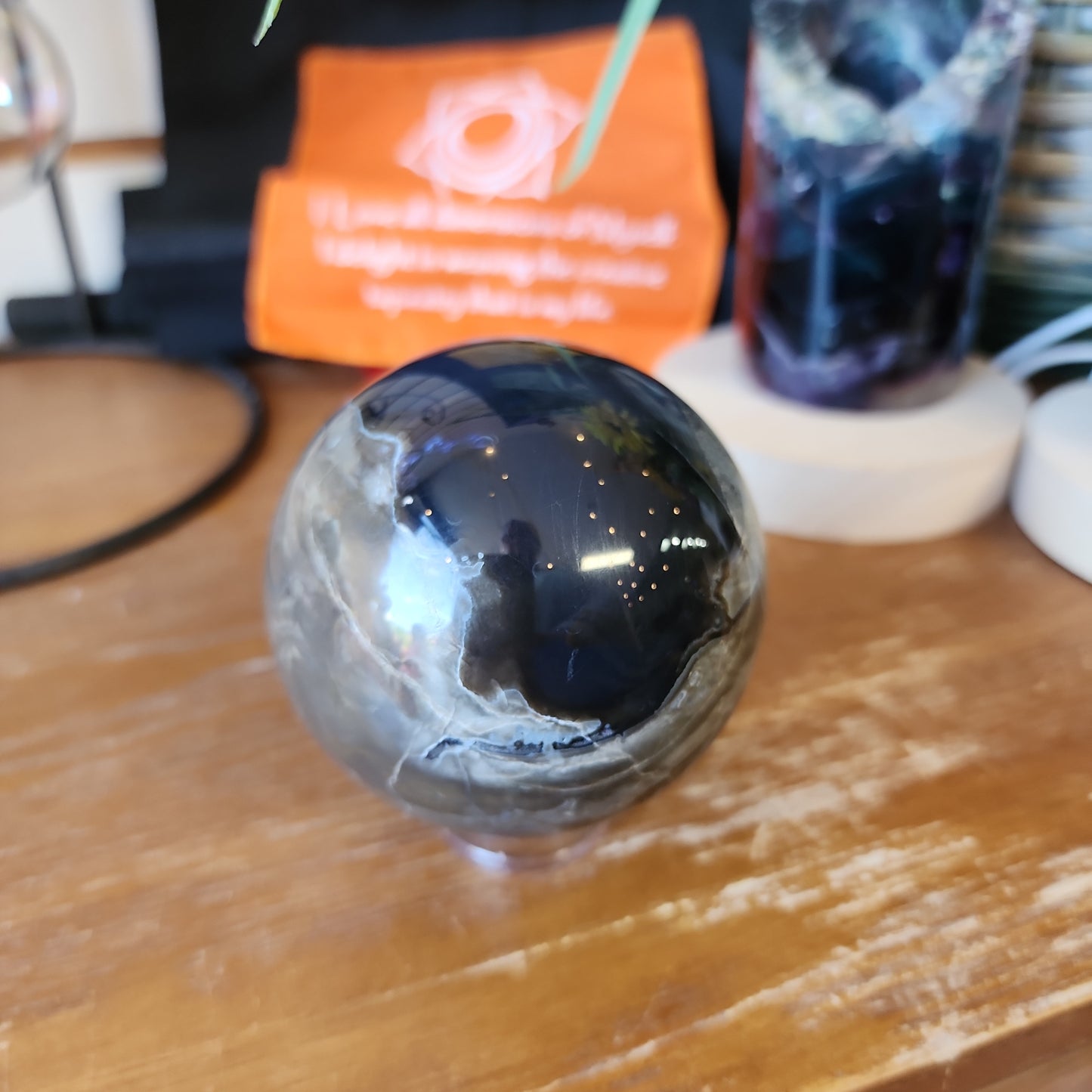 Volcano Agate Spheres