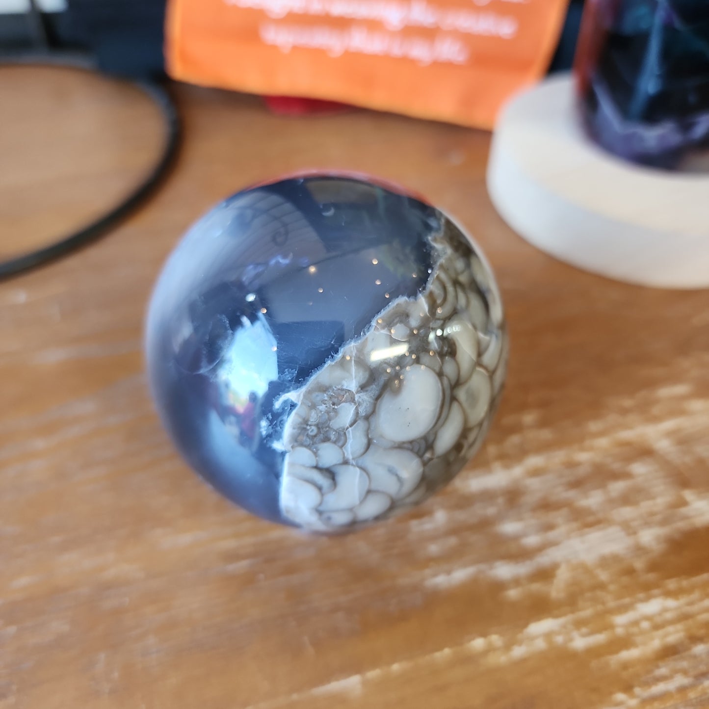 Volcano Agate Spheres