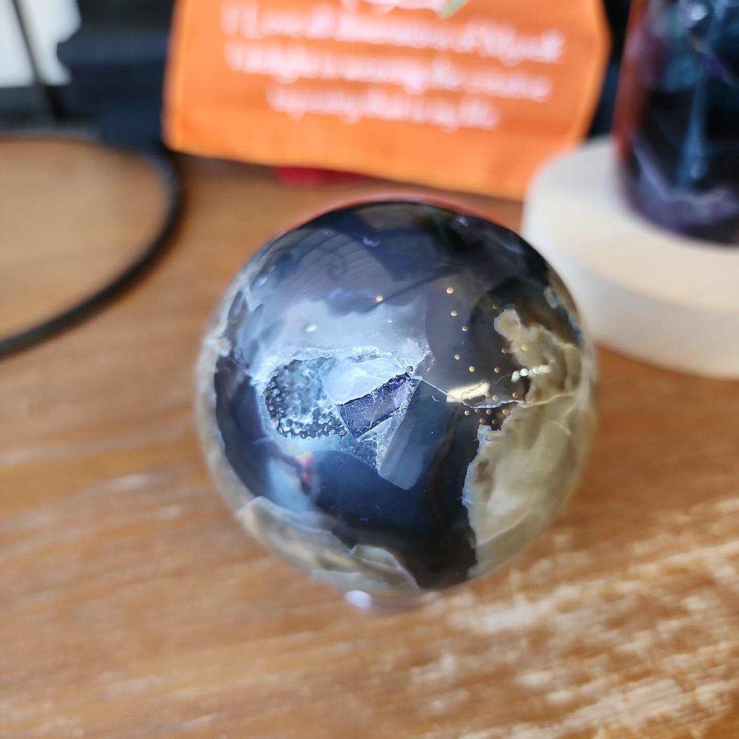 Volcano Agate Spheres