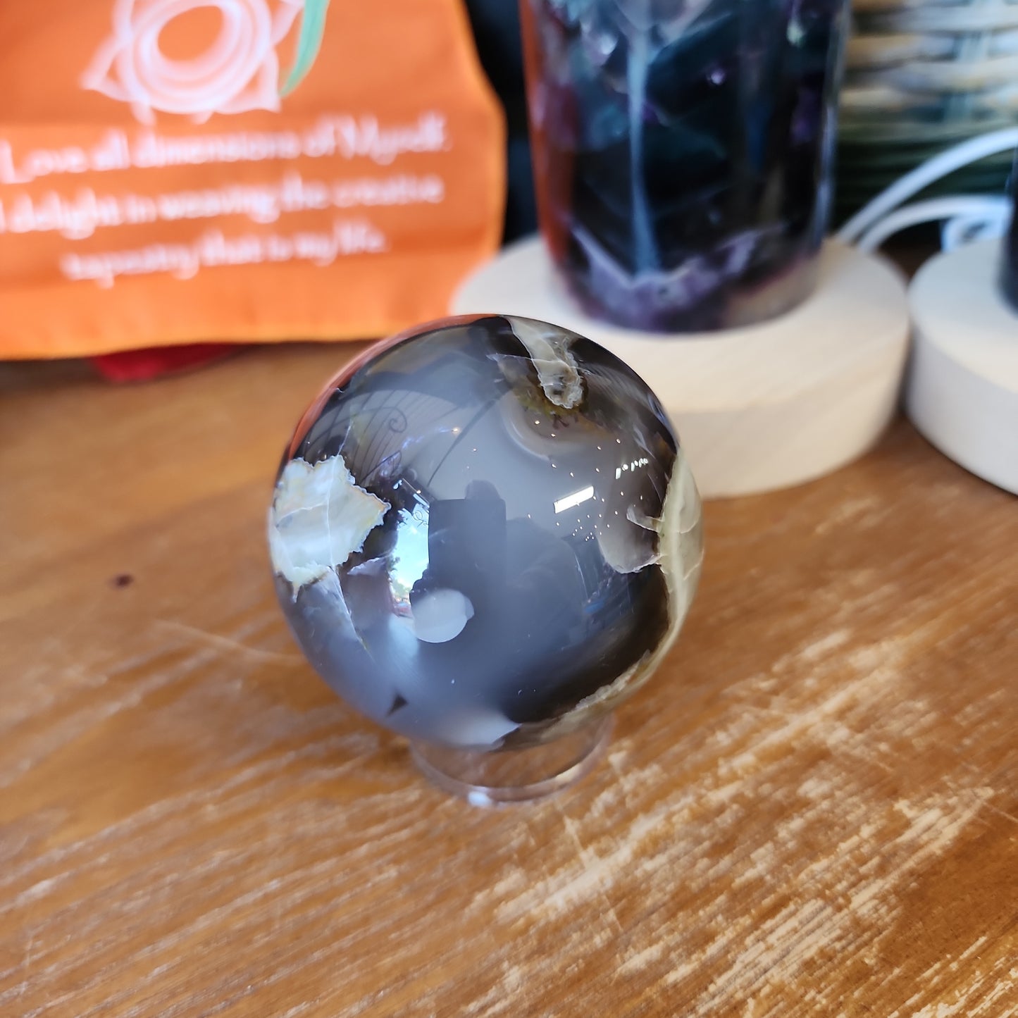 Volcano Agate Spheres