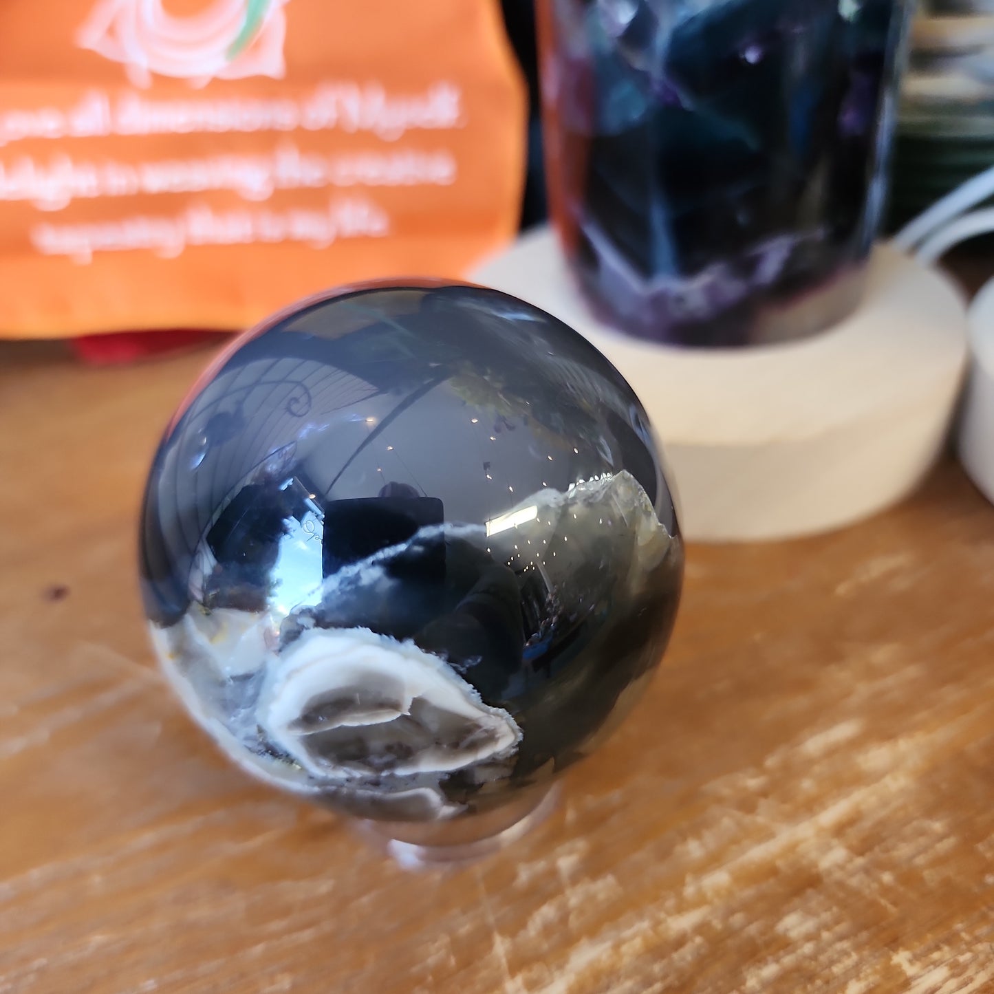 Volcano Agate Spheres