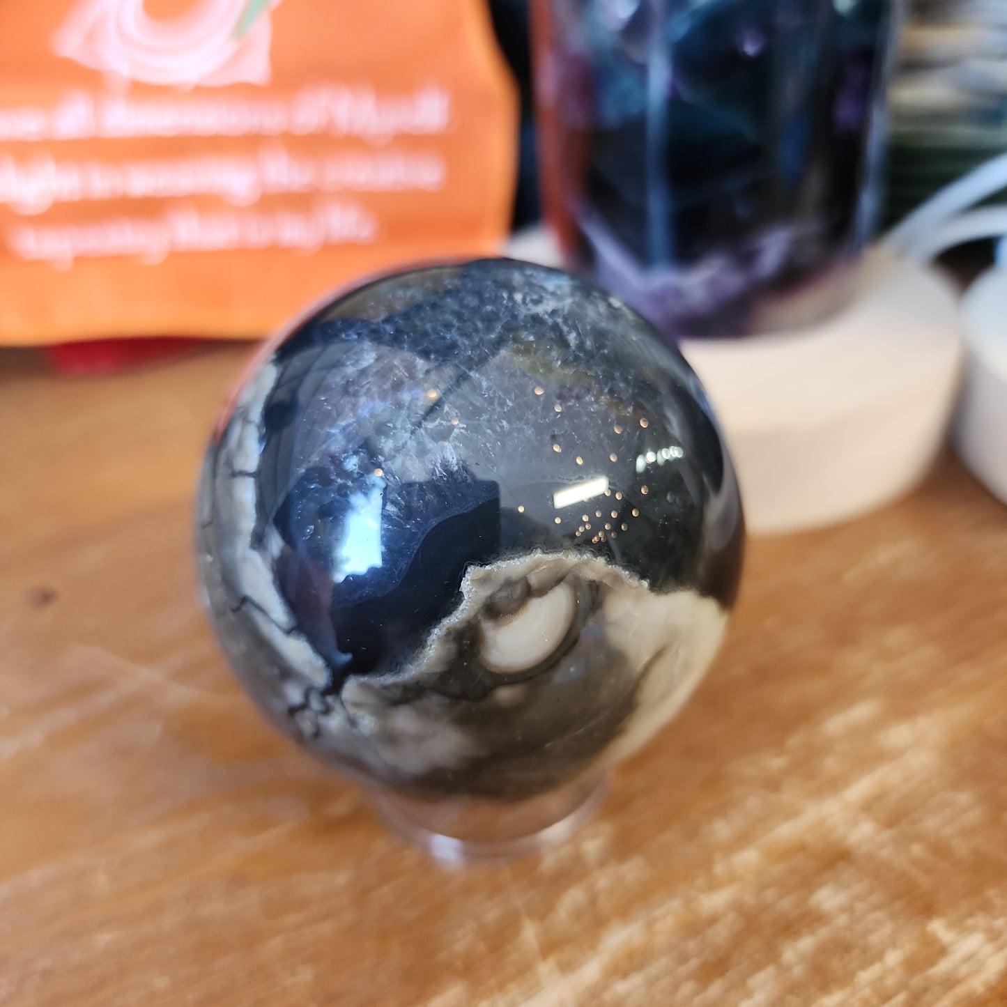 Volcano Agate Spheres
