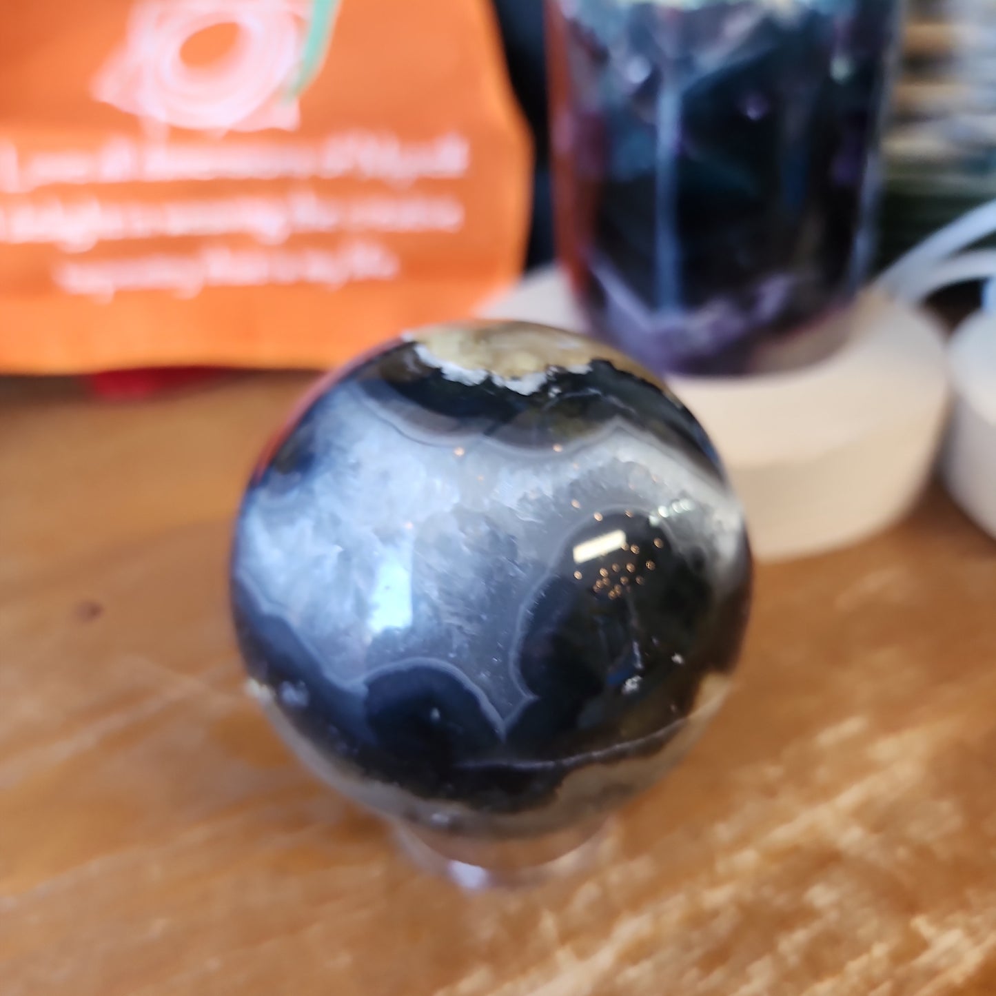 Volcano Agate Spheres