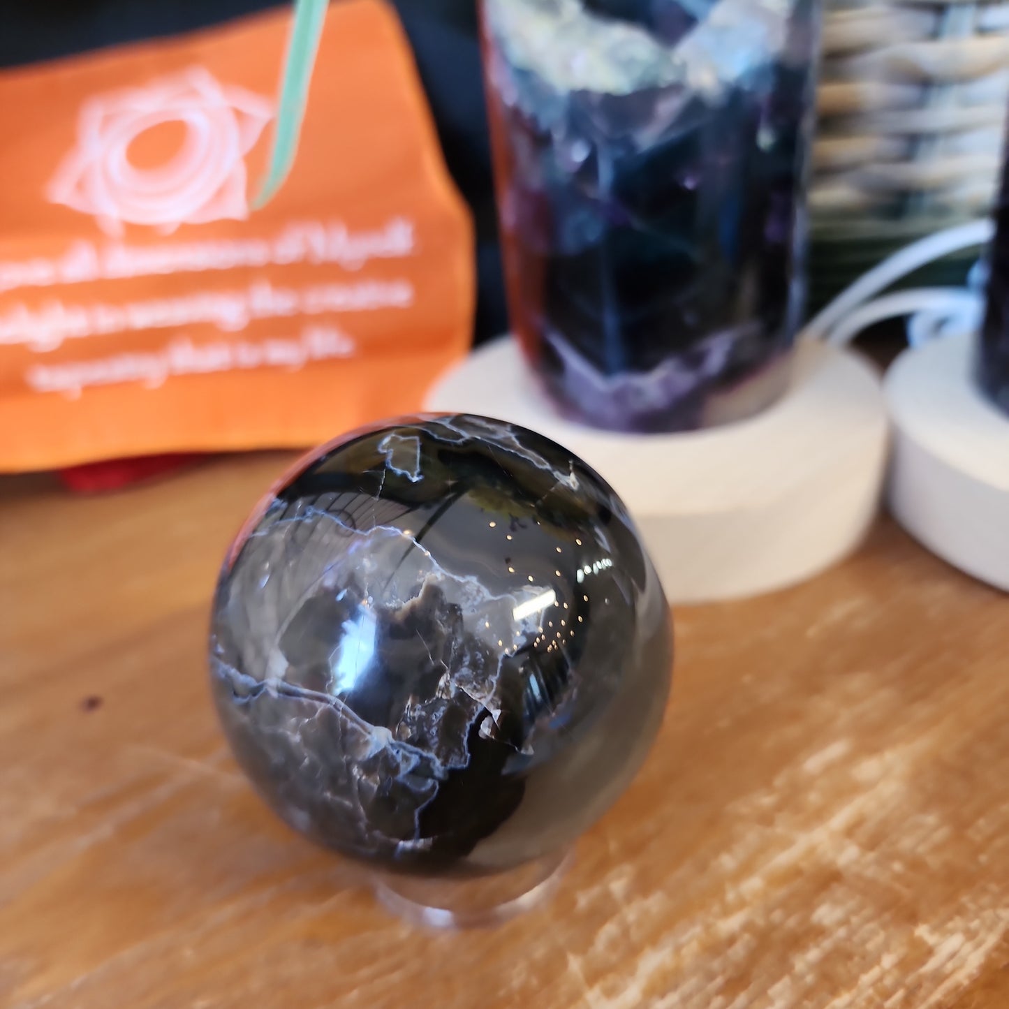 Volcano Agate Spheres