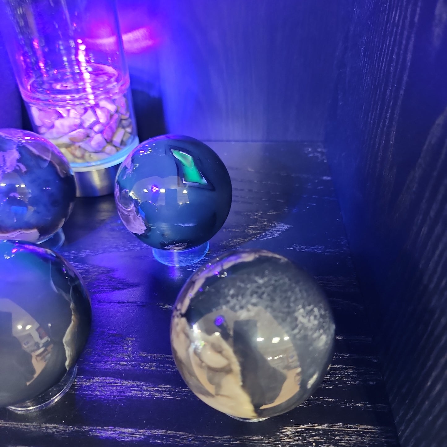 Volcano Agate Spheres