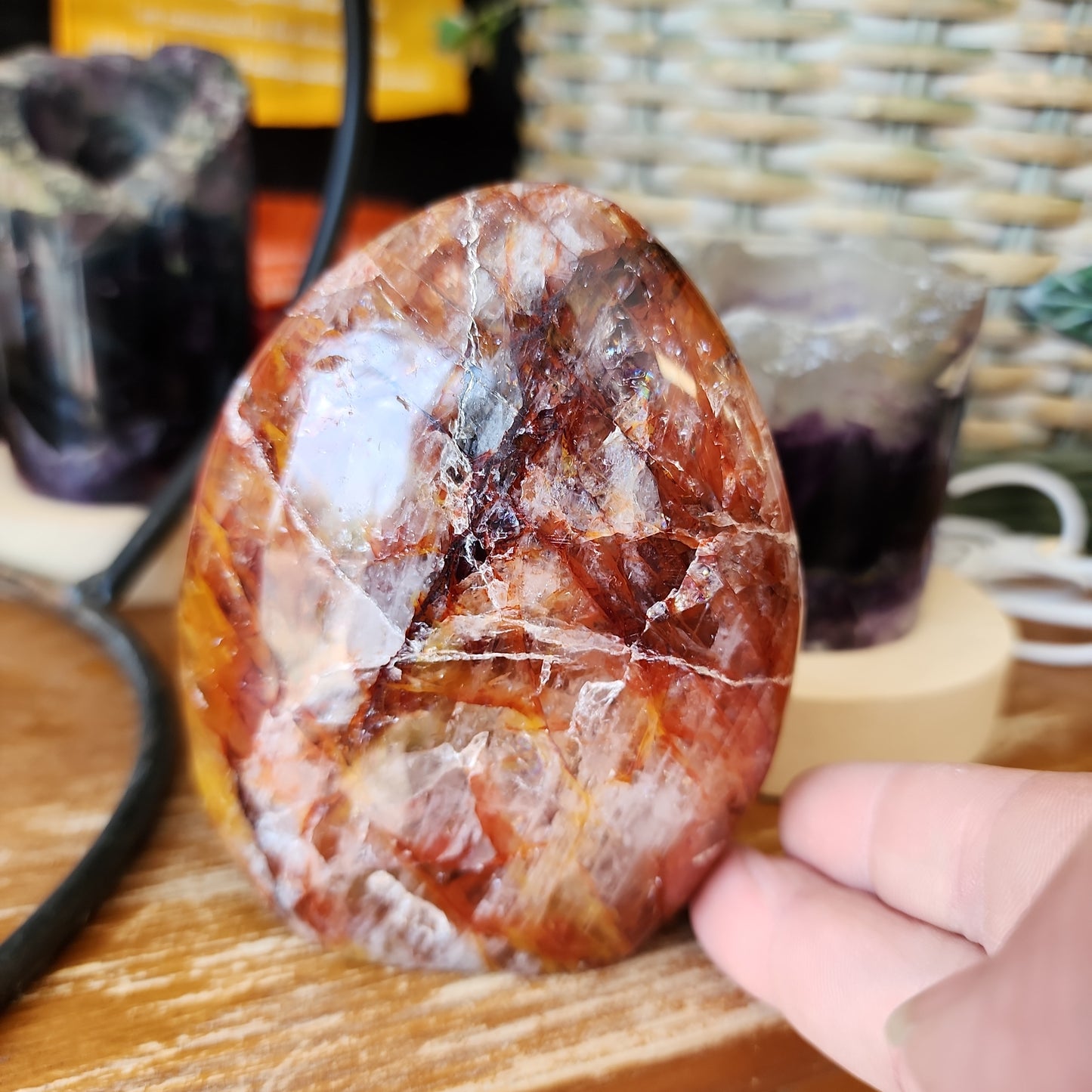Fire Quartz Freeforms