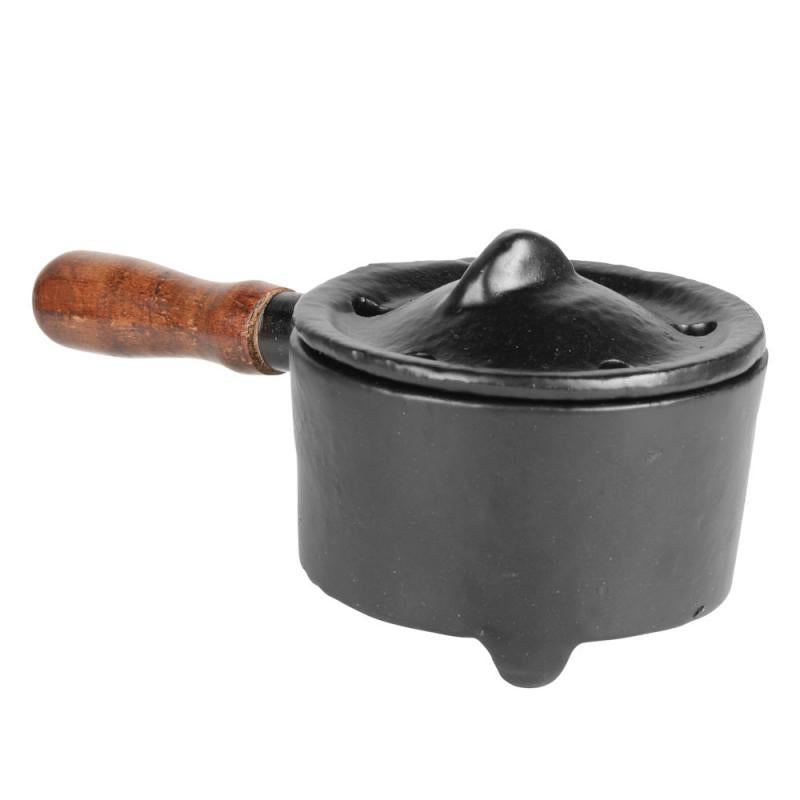 Cast Iron Cauldron with Handle 2.75" x 5.5" x 2.2"