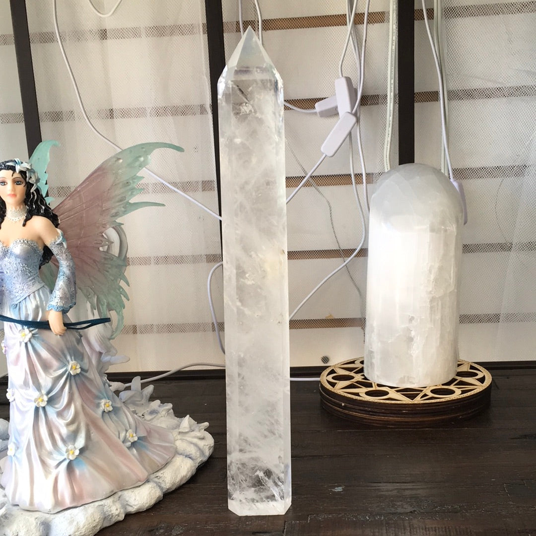 Huge Clear Quartz Towers