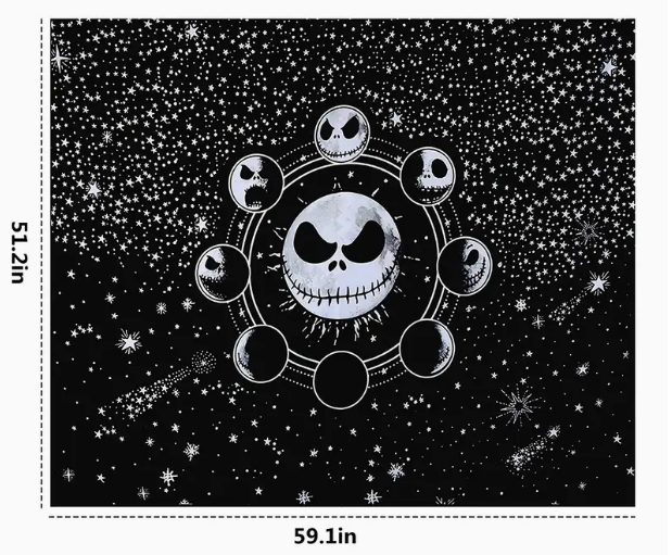 NIghtmare Before Christmas Tapestry