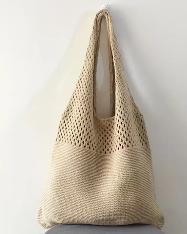 Crochett Knit Tote Purses