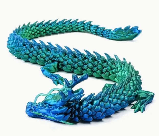 3D Articulated Dragon Toy 11.8"