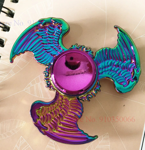 Metallic Rainbow Colored Fidget Spinners with Smooth Spin