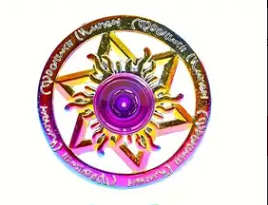 Metallic Rainbow Colored Fidget Spinners with Smooth Spin