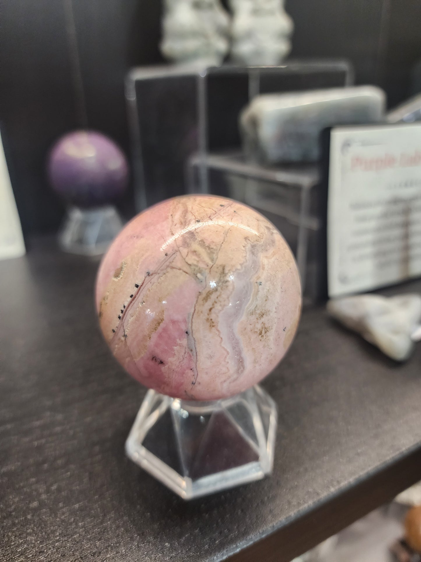 Rhodochrosite Spheres - Heart-Centered Healing and Joy