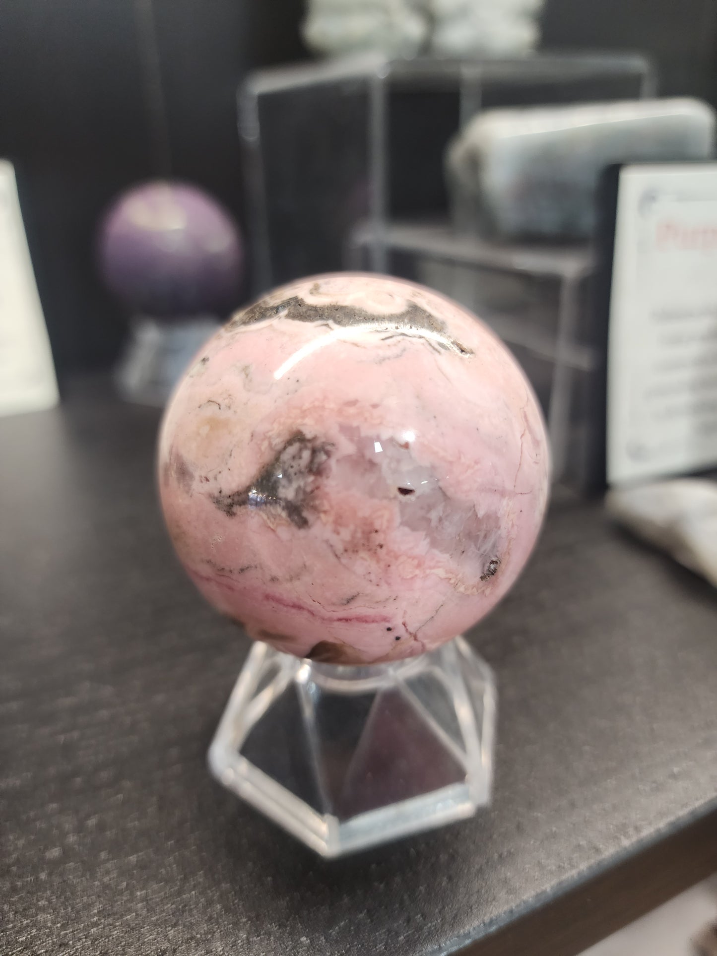 Rhodochrosite Spheres - Heart-Centered Healing and Joy