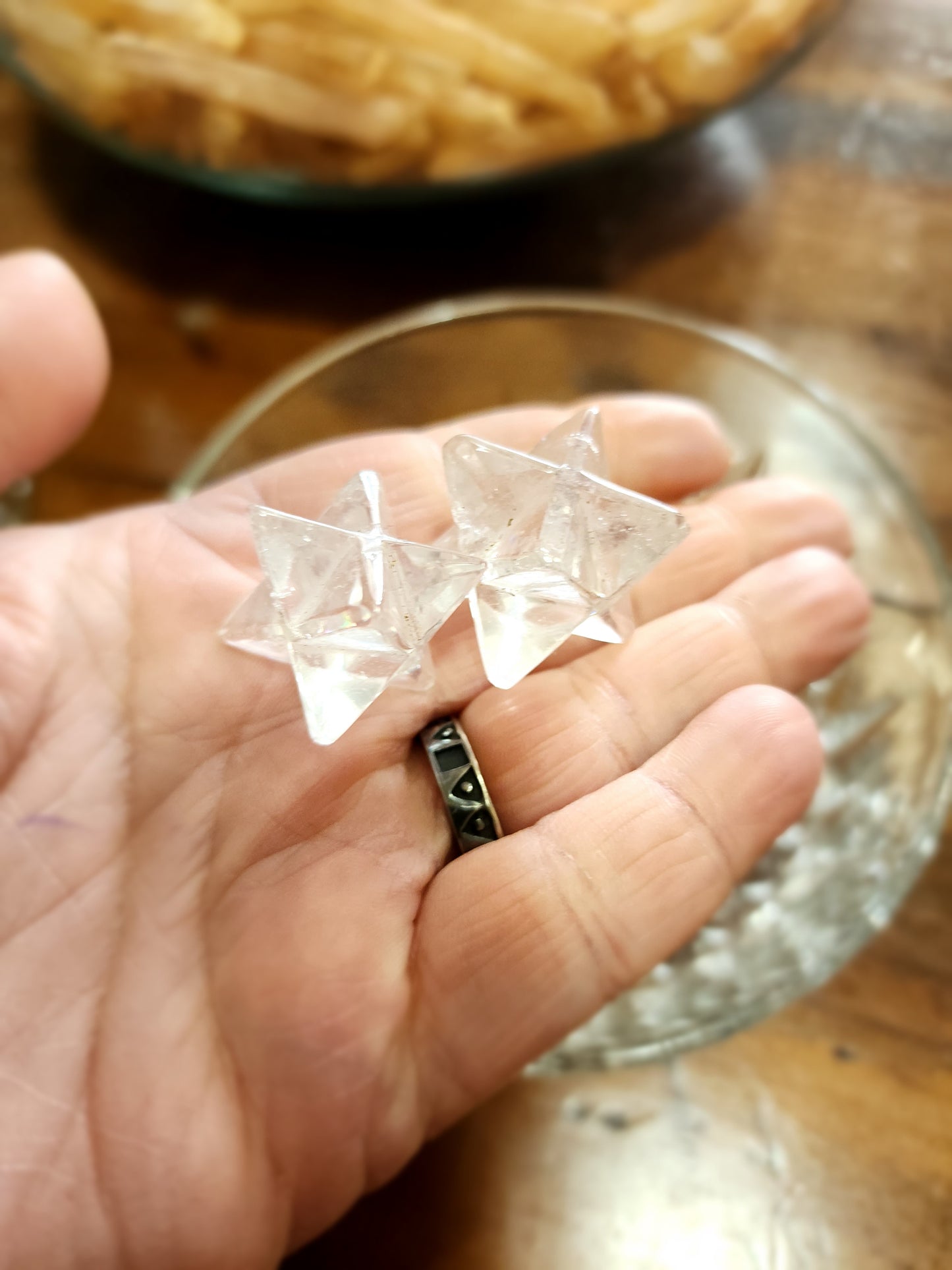 1" Clear Quartz Pyramid