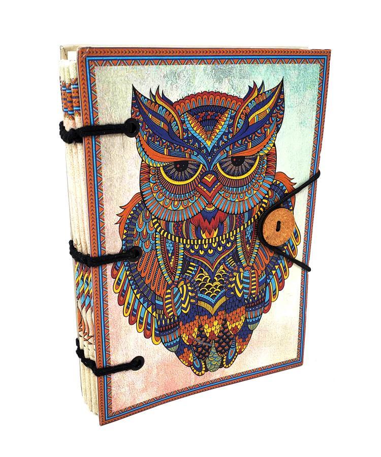 Owl Printed Hardcover Journal 5x7"