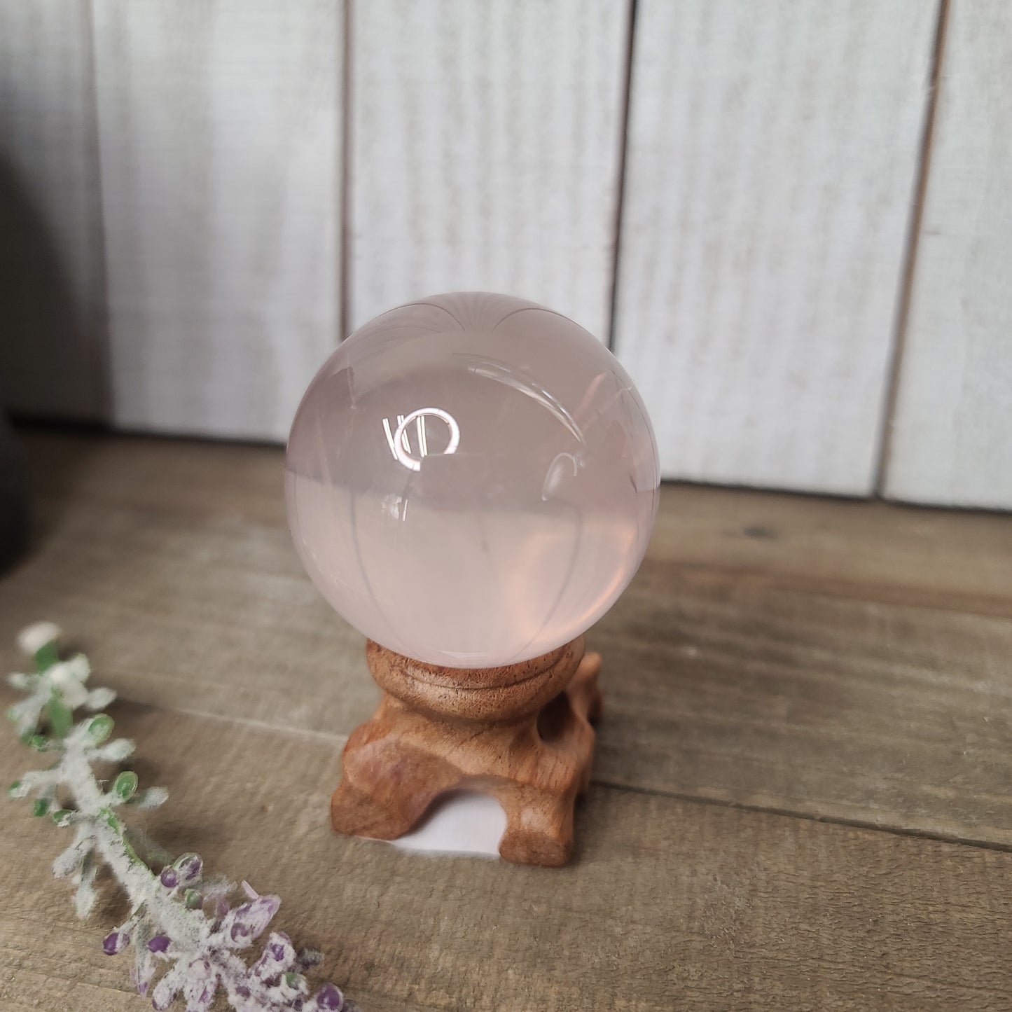 Star Rose Quartz Sphere