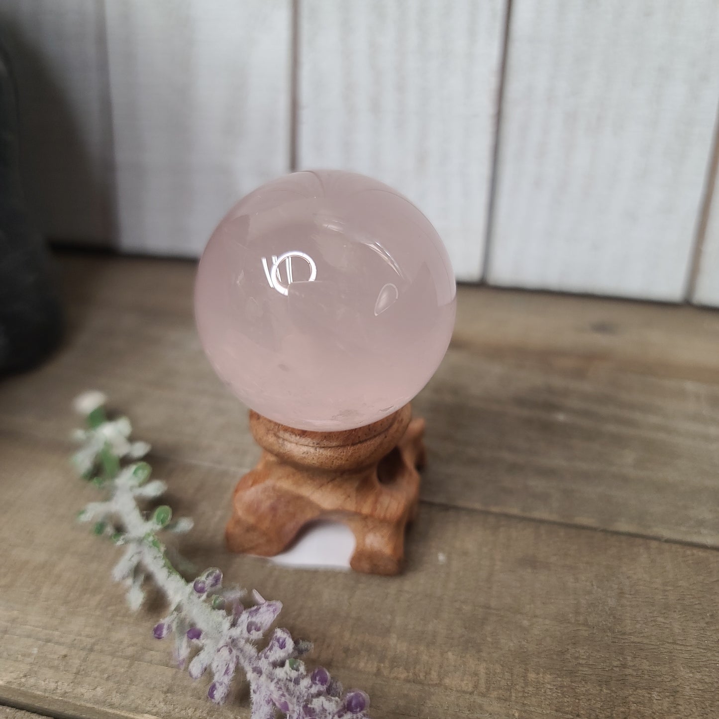 Star Rose Quartz Sphere