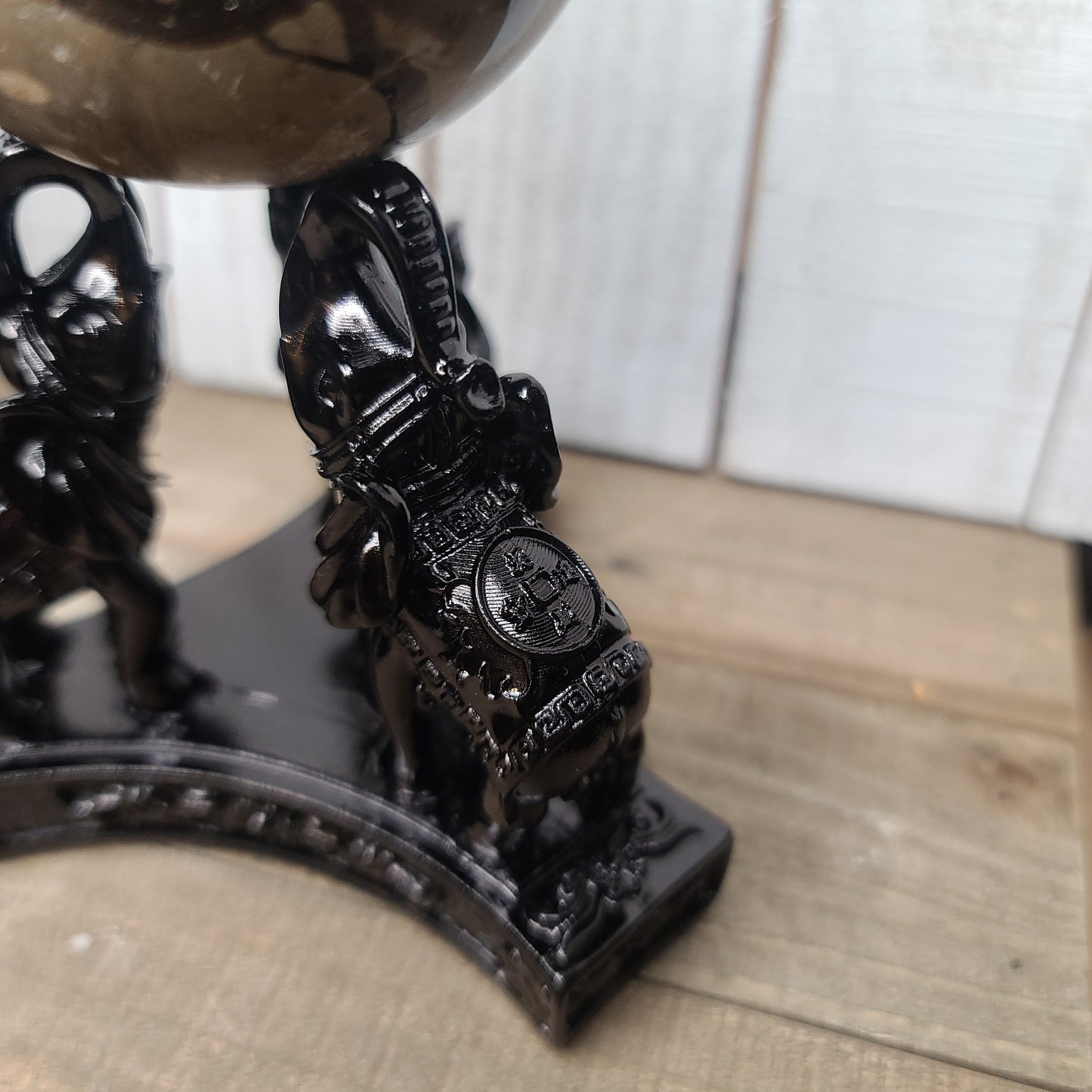 Three Elephant Sphere Stand