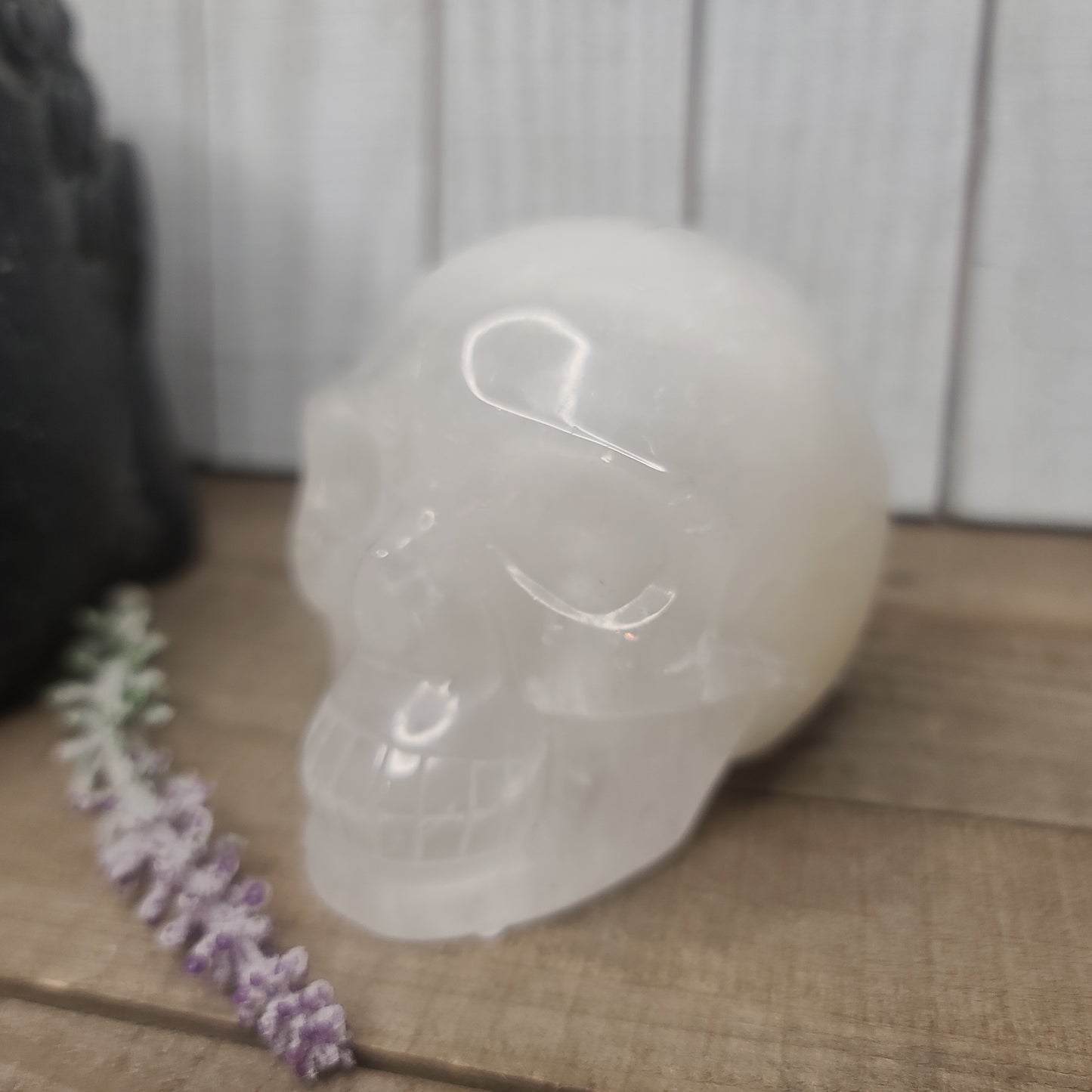 Clear Quartz Skulls