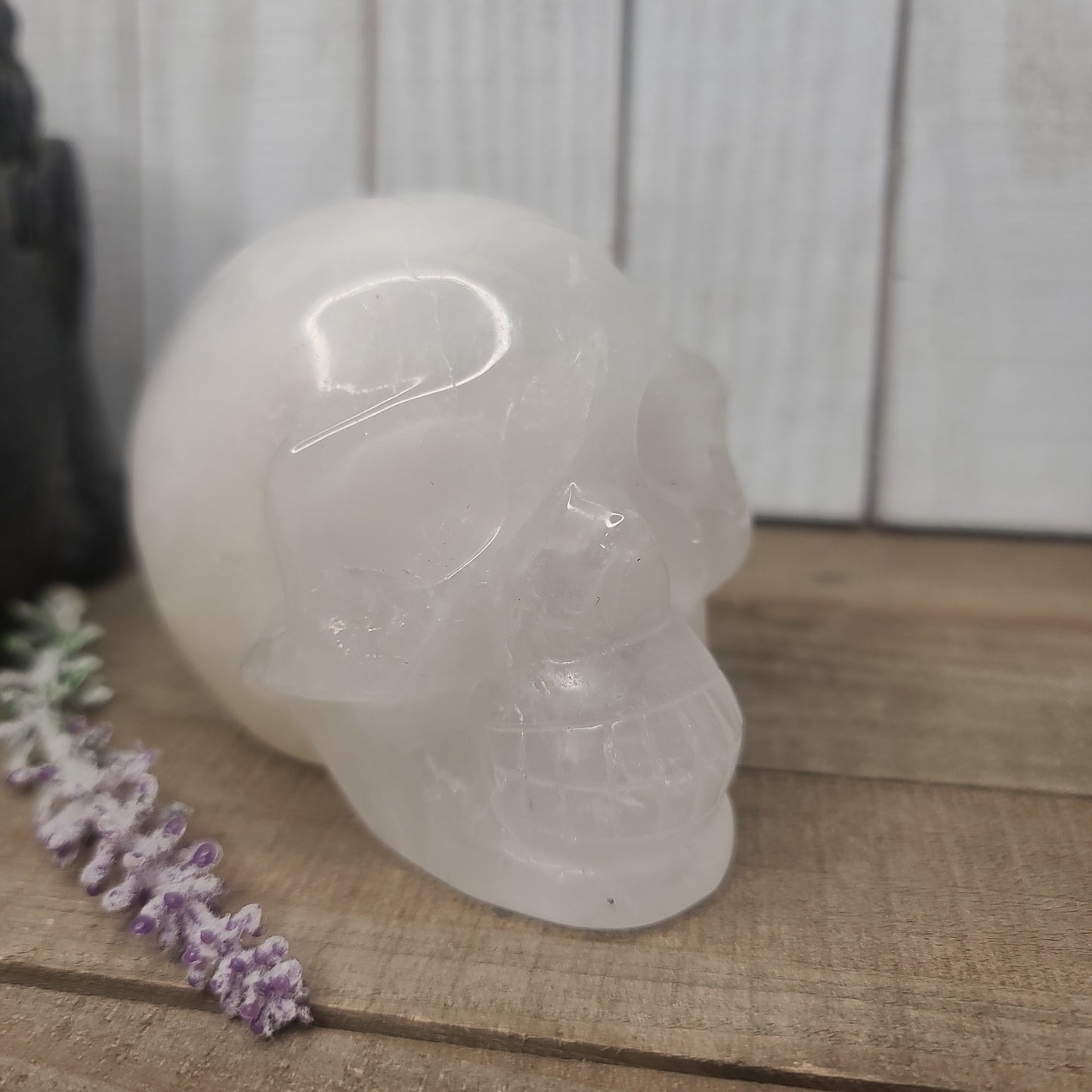Clear Quartz Skulls