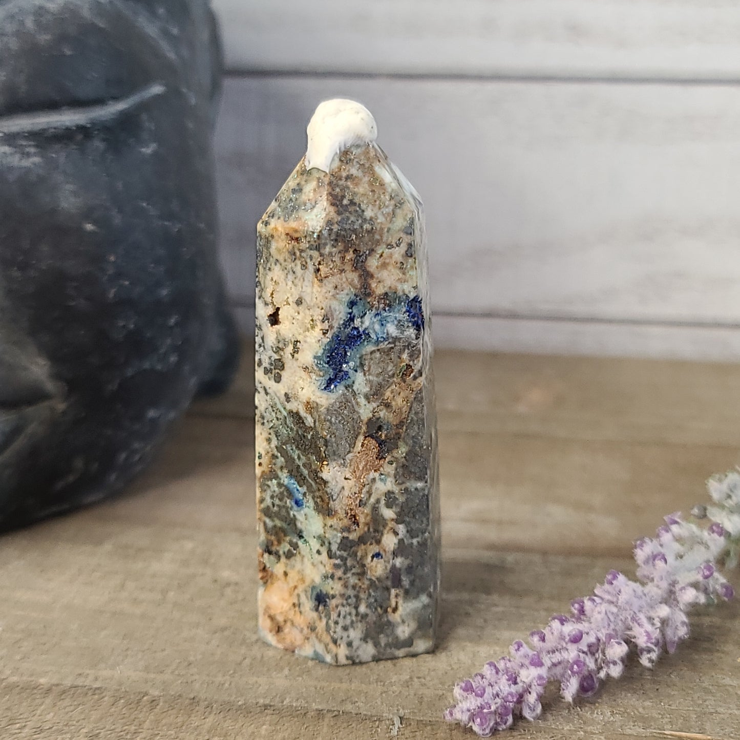 RARE Azurite and Sphalerite Tower
