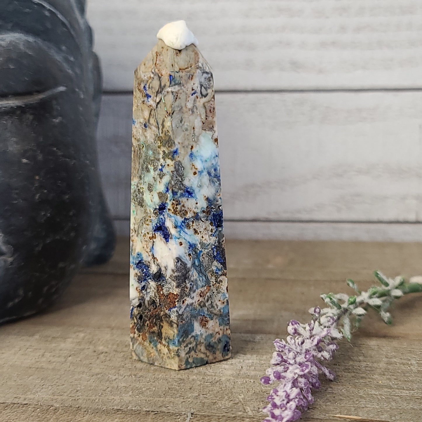 RARE Azurite and Sphalerite Tower