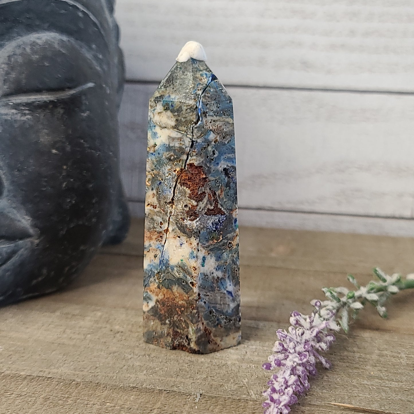 RARE Azurite and Sphalerite Tower