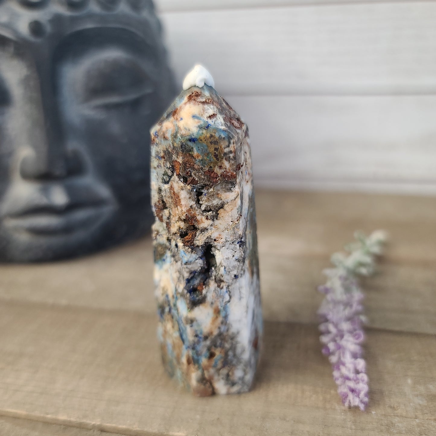 RARE Azurite and Sphalerite Tower