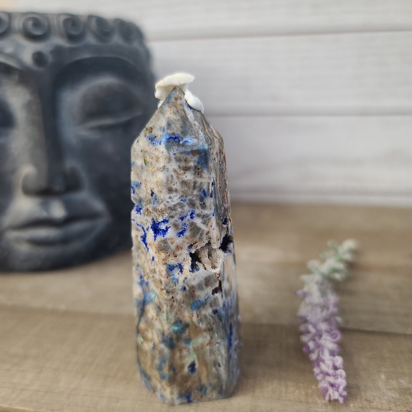 RARE Azurite and Sphalerite Tower