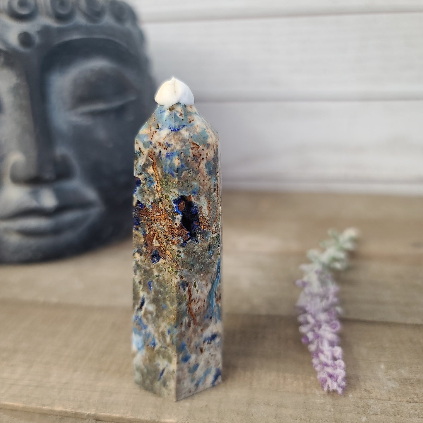 RARE Azurite and Sphalerite Tower