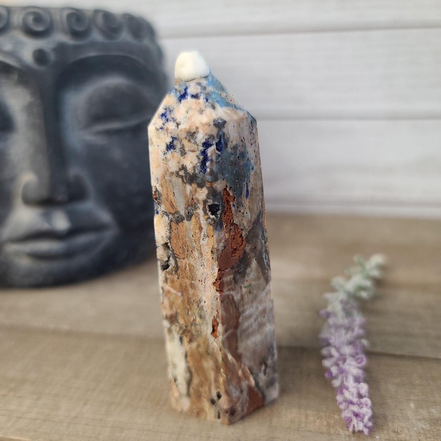 RARE Azurite and Sphalerite Tower