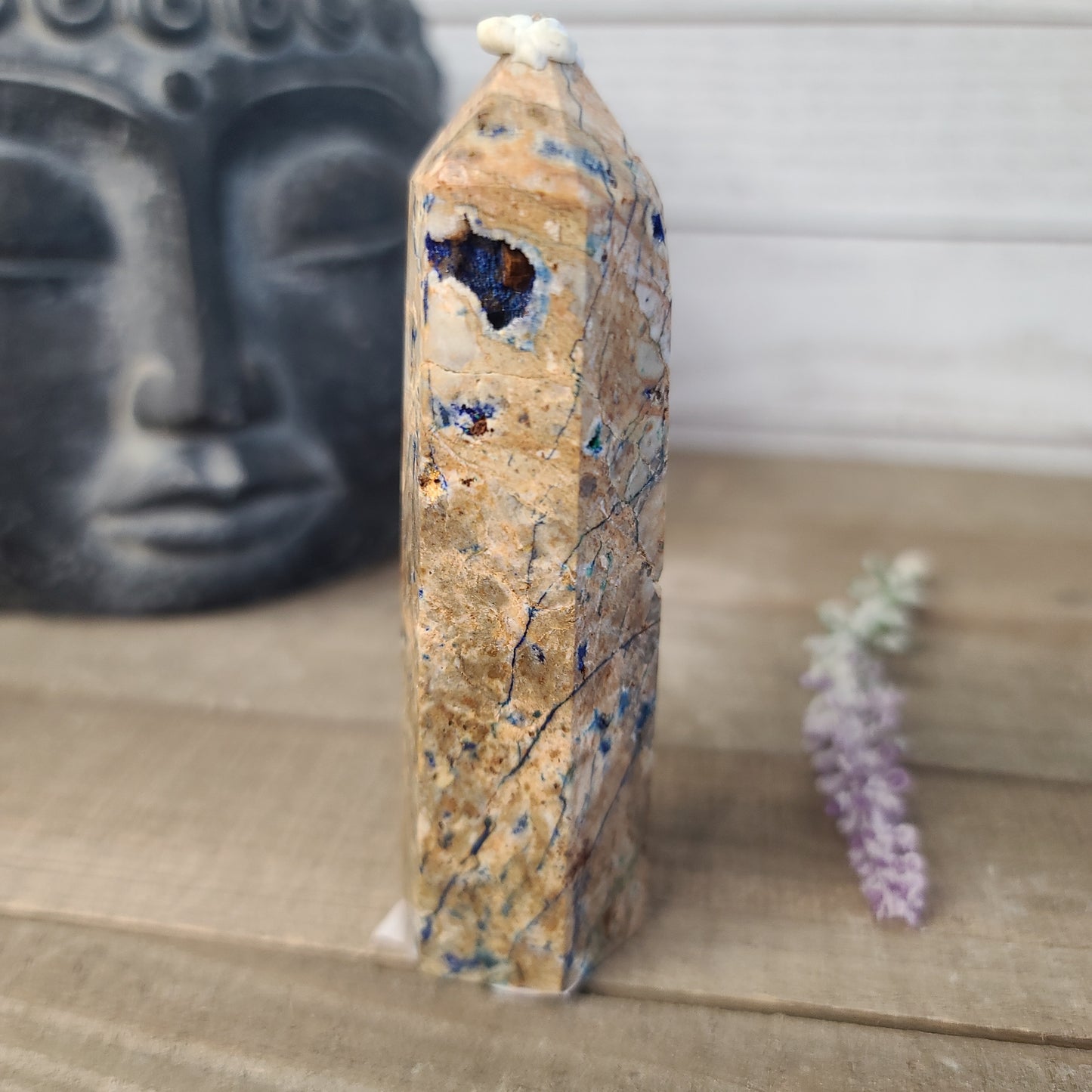 RARE Azurite and Sphalerite Tower