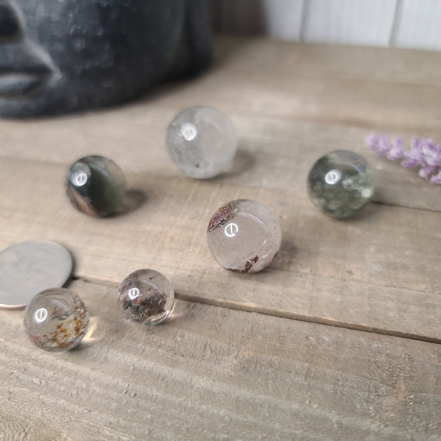Garden Quartz Mini Spheres