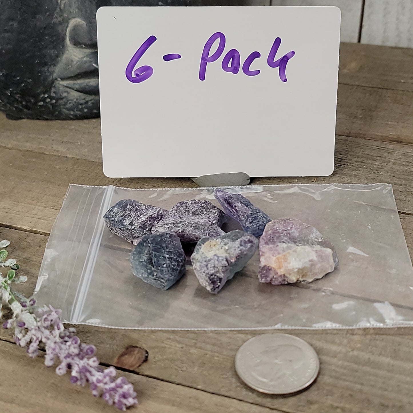 Raw Mixed Fluorite Pieces For Grid-Working