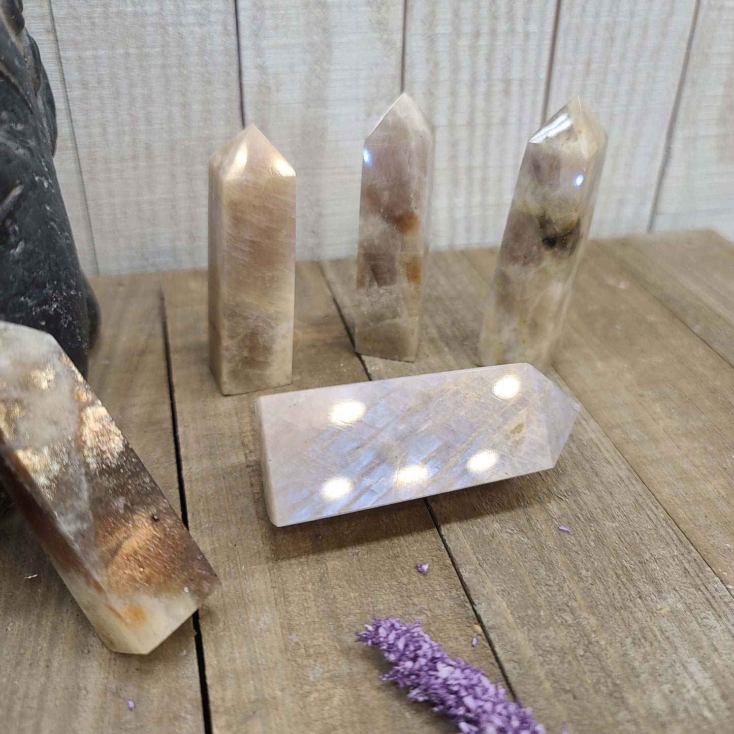 Moonstone with Copper Inclusions