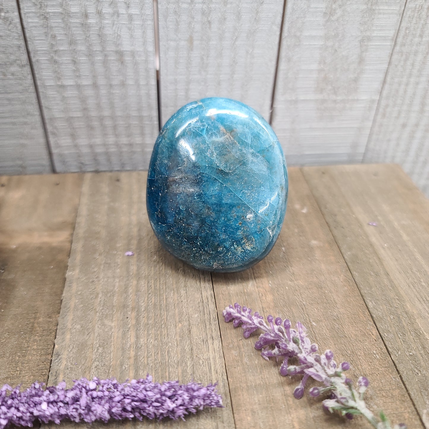 Blue Apatite Crystal Palms