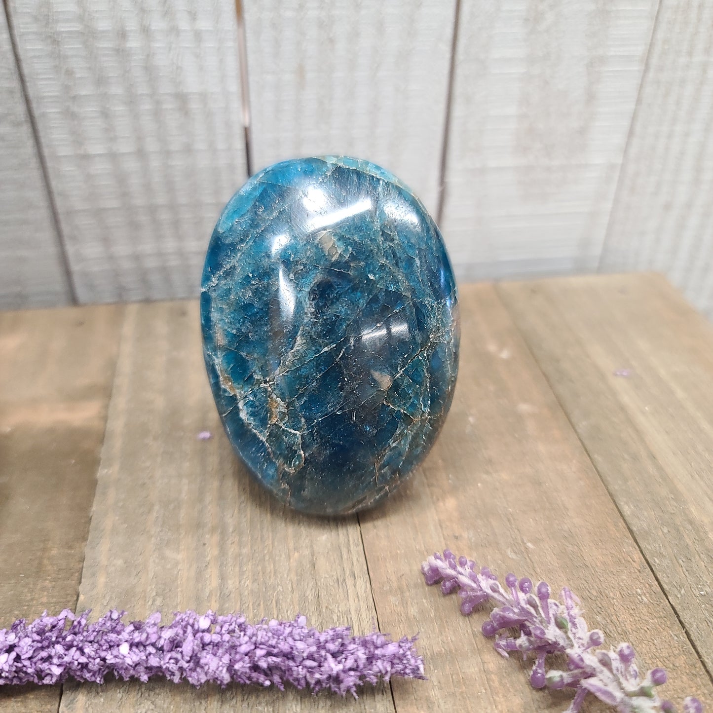 Blue Apatite Crystal Palms