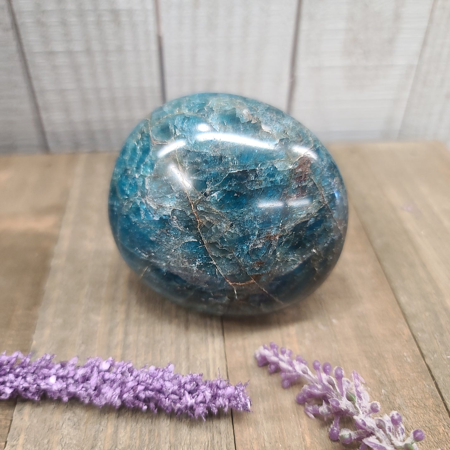Blue Apatite Crystal Palms