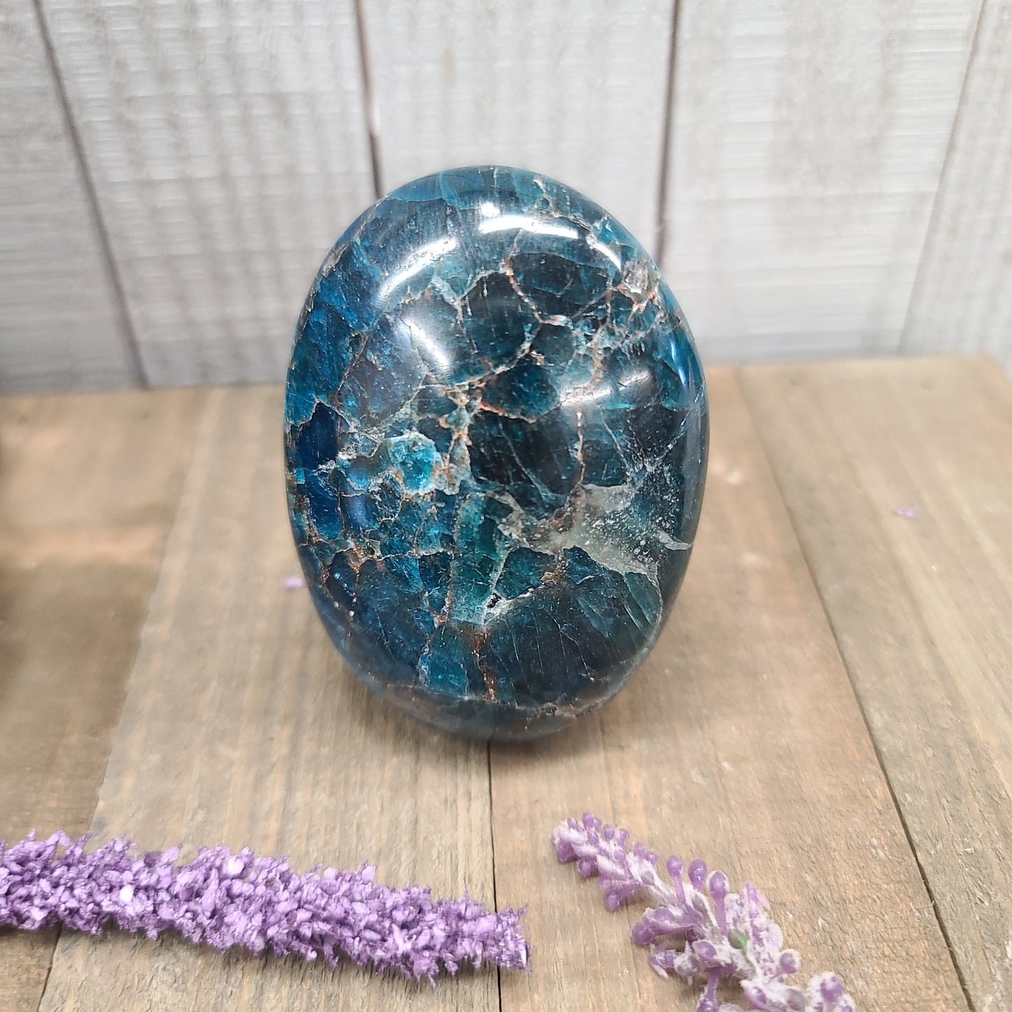 Blue Apatite Crystal Palms