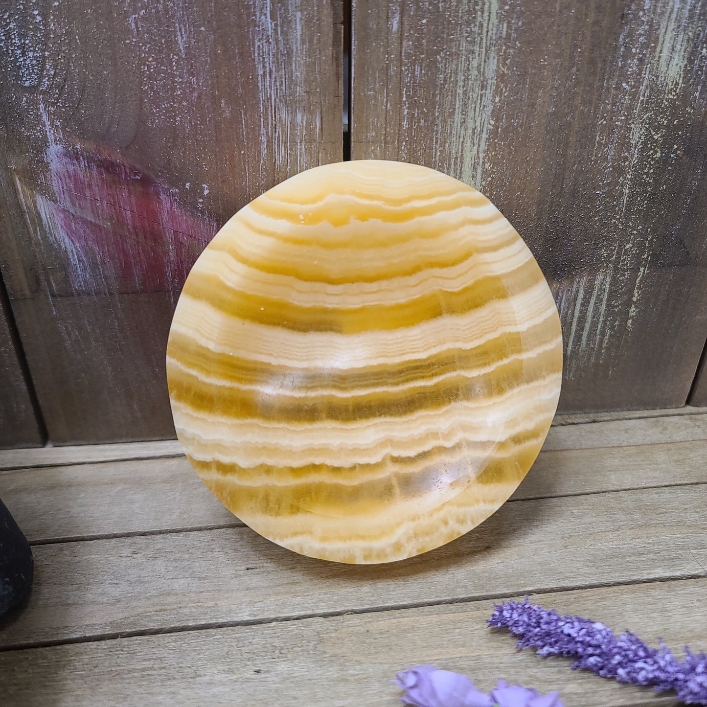 Orange Calcite Bowls GORGEOUS COLOR!