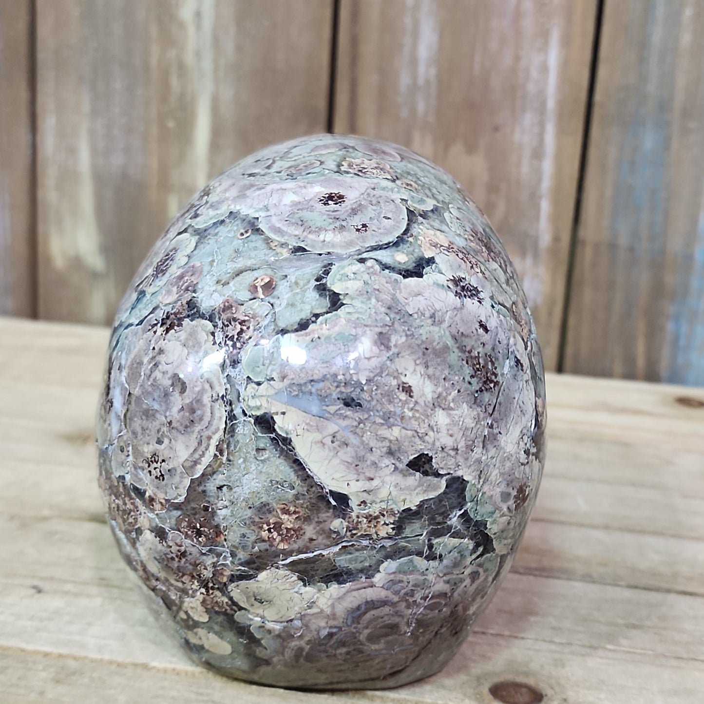 Rainforest Jasper Skull (gorgeous!)